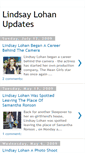 Mobile Screenshot of lindsay-lohan-updates.blogspot.com