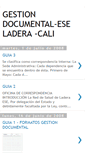 Mobile Screenshot of gestiondocumentaleseladeracali.blogspot.com