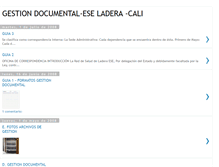 Tablet Screenshot of gestiondocumentaleseladeracali.blogspot.com