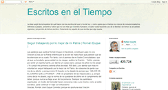 Desktop Screenshot of escritoseneltiempo.blogspot.com