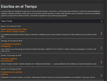 Tablet Screenshot of escritoseneltiempo.blogspot.com