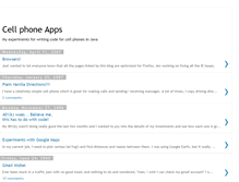 Tablet Screenshot of cellapps.blogspot.com