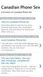 Mobile Screenshot of canadianphonesex.blogspot.com