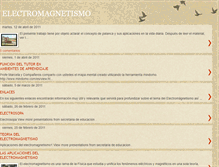 Tablet Screenshot of lasaplicacionesdelelectromagnetismo.blogspot.com