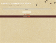 Tablet Screenshot of floridaweekendescape.blogspot.com