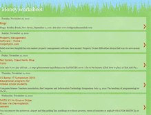 Tablet Screenshot of moneyworksheet.blogspot.com