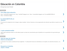 Tablet Screenshot of colombiaeducando.blogspot.com