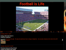 Tablet Screenshot of footballislifeblog.blogspot.com