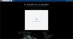 Desktop Screenshot of elrincondeloabsurdo.blogspot.com