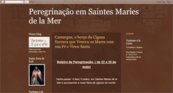 Desktop Screenshot of peregrinacaoemsaintes.blogspot.com