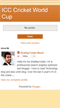 Mobile Screenshot of icccricketworldcup.blogspot.com