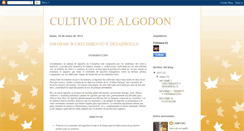 Desktop Screenshot of informeplantadealgodon.blogspot.com