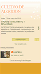 Mobile Screenshot of informeplantadealgodon.blogspot.com