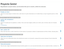 Tablet Screenshot of gexter-project.blogspot.com