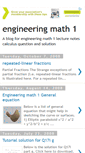 Mobile Screenshot of engineering-math.blogspot.com