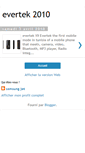 Mobile Screenshot of evertek2010.blogspot.com