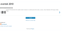 Tablet Screenshot of evertek2010.blogspot.com