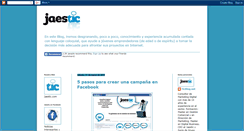 Desktop Screenshot of jaestic.blogspot.com