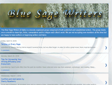 Tablet Screenshot of bluesagewriters.blogspot.com