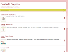 Tablet Screenshot of boutsdecrayons.blogspot.com