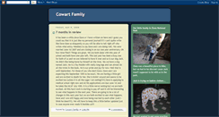 Desktop Screenshot of cowartfamily.blogspot.com