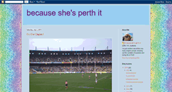 Desktop Screenshot of becauseshesperthit.blogspot.com