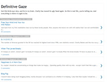 Tablet Screenshot of definitivegaze.blogspot.com