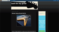 Desktop Screenshot of cashformyguitar.blogspot.com