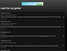 Tablet Screenshot of cashformyguitar.blogspot.com