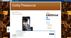 Desktop Screenshot of corbythesaurus.blogspot.com