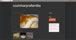 Desktop Screenshot of cozinharprafamilia.blogspot.com