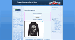 Desktop Screenshot of powerrangersparty.blogspot.com