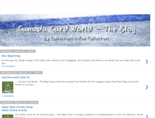 Tablet Screenshot of canadacardworld.blogspot.com