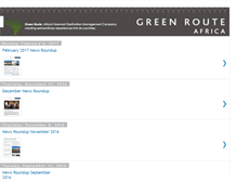 Tablet Screenshot of greenrouteafrica.blogspot.com