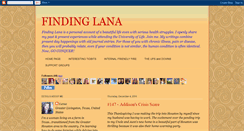 Desktop Screenshot of findinglana.blogspot.com