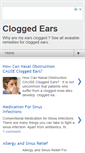 Mobile Screenshot of clogged-ears.blogspot.com