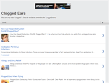 Tablet Screenshot of clogged-ears.blogspot.com