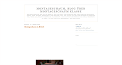 Desktop Screenshot of montageschaum.blogspot.com