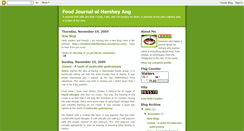 Desktop Screenshot of foodjournalofhershey.blogspot.com