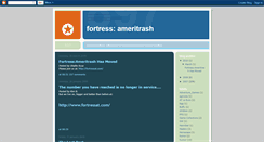 Desktop Screenshot of fortressameritrash.blogspot.com