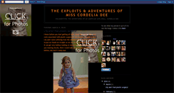Desktop Screenshot of cordeliadee.blogspot.com