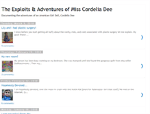 Tablet Screenshot of cordeliadee.blogspot.com