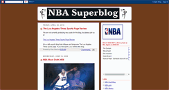 Desktop Screenshot of nbasuperblog.blogspot.com