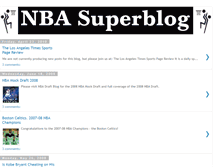 Tablet Screenshot of nbasuperblog.blogspot.com
