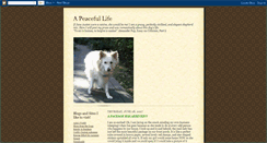 Desktop Screenshot of apeacefullife-aln.blogspot.com