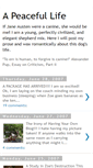 Mobile Screenshot of apeacefullife-aln.blogspot.com