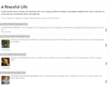 Tablet Screenshot of apeacefullife-aln.blogspot.com