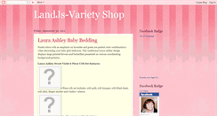 Desktop Screenshot of landjs-varietyshop.blogspot.com