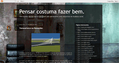 Desktop Screenshot of pensarcostumafzerbem.blogspot.com