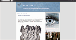 Desktop Screenshot of elafashion.blogspot.com